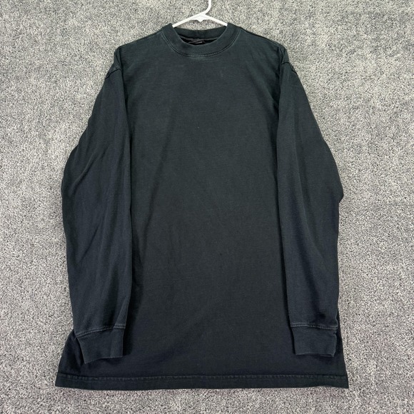 Yamaha Shirt Mens Large Tall Black Long Sleeve Cotton Motorcycle Casual Outdoor